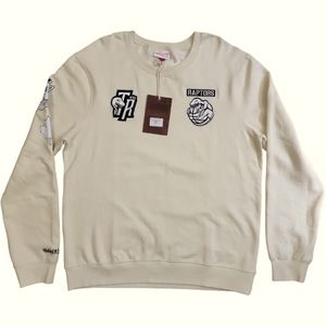 MITCHELL & NESS TORONTO RAPTORS CREWNECK SWEATSHIRT UNISEX NWT